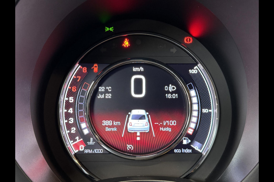 Fiat 500 1.2 Sport | Navigatie | Climate control | Bluetooth | Cruise control | DAB | Sportstoelen | Lichtmetalen velgen