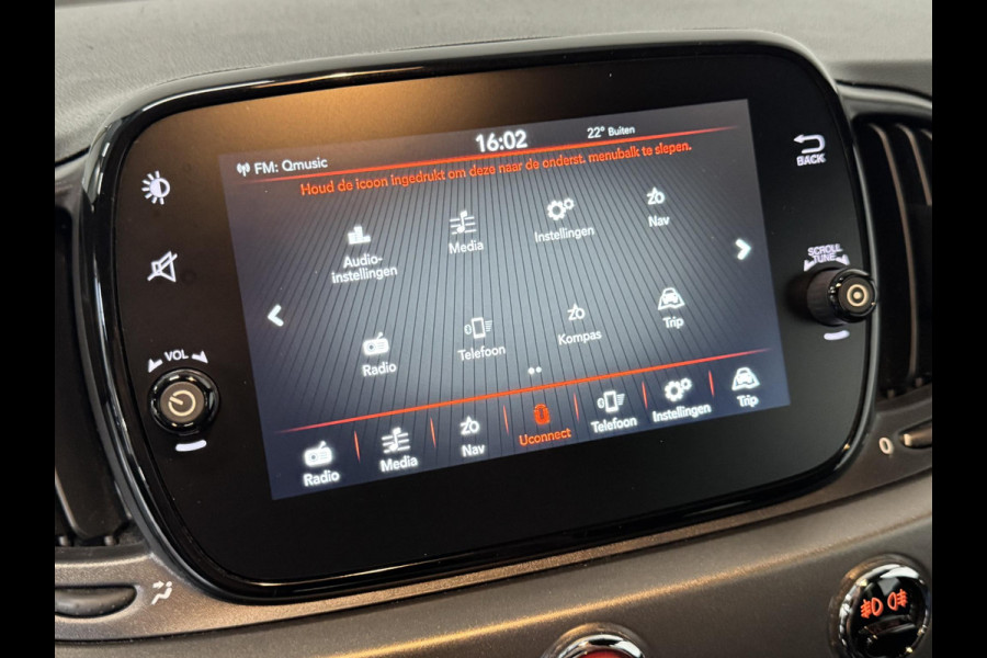 Fiat 500 1.2 Sport | Navigatie | Climate control | Bluetooth | Cruise control | DAB | Sportstoelen | Lichtmetalen velgen
