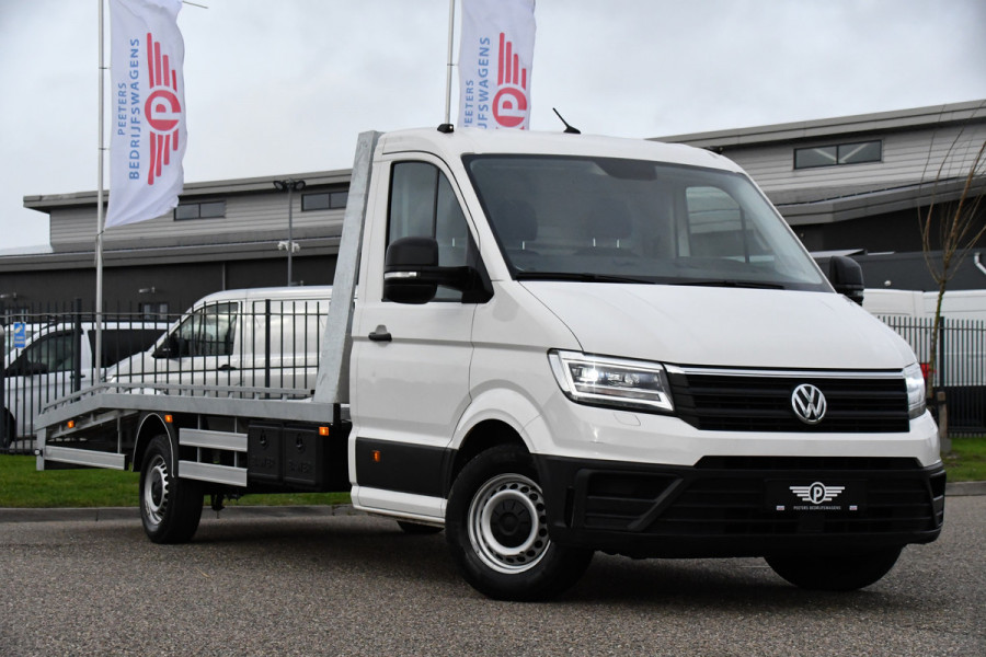 Volkswagen Crafter 35 2.0 TDI L4 Oprijwagen 177PK, Luchtvering, Automaat, Cruise, Direct Leverbaar, Multimedia, Carplay, Lier,  Autotransport