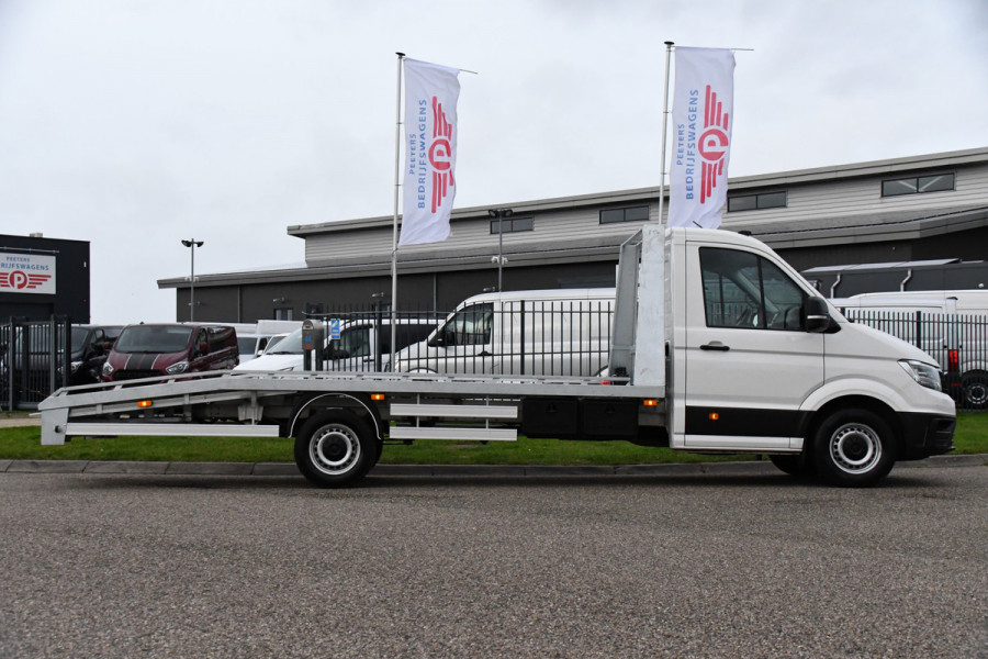 Volkswagen Crafter 35 2.0 TDI L4 Oprijwagen 177PK, Luchtvering, Automaat, Cruise, Direct Leverbaar, Multimedia, Carplay, Lier,  Autotransport