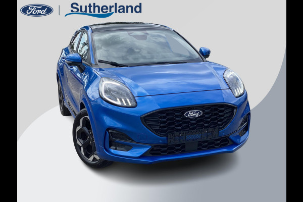 Ford Puma 1.0 EcoBoost Hybrid ST-Line X 155pk Automaat | Panoramadak | Afneembare trekhaak | Winter Pack | Adaptive cruise control | 360 graden camera | Bang&Olufsen | Elektrsiche achterklep | Matrix LED