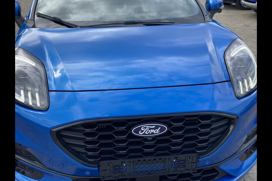 Ford Puma 1.0 EcoBoost Hybrid ST-Line X 155pk Automaat | Panoramadak | Afneembare trekhaak | Winter Pack | Adaptive cruise control | 360 graden camera | Bang&Olufsen | Elektrsiche achterklep | Matrix LED
