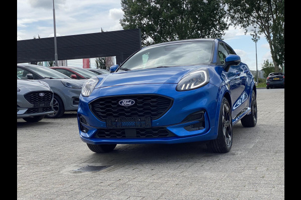Ford Puma 1.0 EcoBoost Hybrid ST-Line X 155pk Automaat | Panoramadak | Afneembare trekhaak | Winter Pack | Adaptive cruise control | 360 graden camera | Bang&Olufsen | Elektrsiche achterklep | Matrix LED