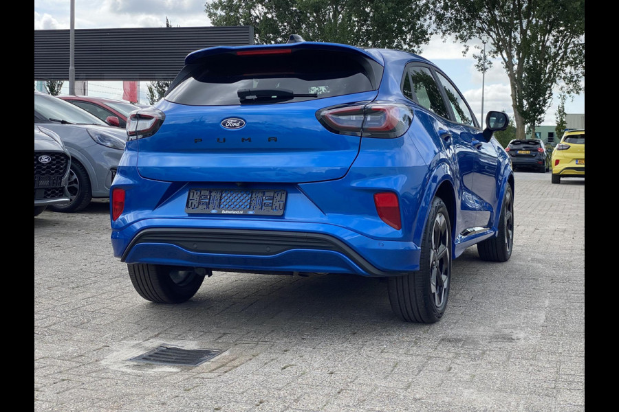 Ford Puma 1.0 EcoBoost Hybrid ST-Line X 155pk Automaat | Panoramadak | Afneembare trekhaak | Winter Pack | Adaptive cruise control | 360 graden camera | Bang&Olufsen | Elektrsiche achterklep | Matrix LED