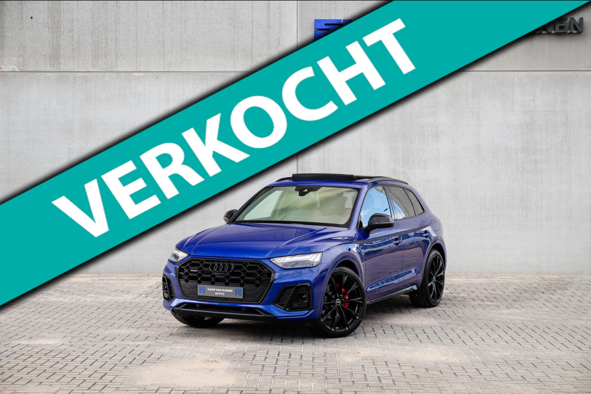 Audi Q5 50 TFSI e Quattro Competition S Edition S-Line 299pk Automaat! 1e|DLR|Panoramadak|Virtual Cockpit|Luchtvering|OLED Matrix