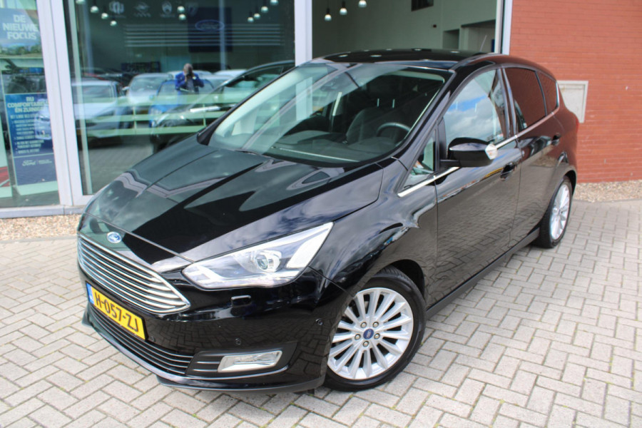 Ford C-MAX 1.0 EcoBoost 125 PK Titanium | Trekhaak | Winterpack | All Season banden | Camera | PDC V+A | Privacy Glass | Navigatie | 17 INCH Lichtmetalen Velgen | Xenon | Dealeronderhouden