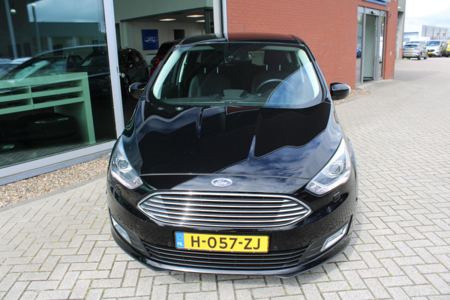 Ford C-MAX 1.0 EcoBoost 125 PK Titanium | Trekhaak | Winterpack | All Season banden | Camera | PDC V+A | Privacy Glass | Navigatie | 17 INCH Lichtmetalen Velgen | Xenon | Dealeronderhouden