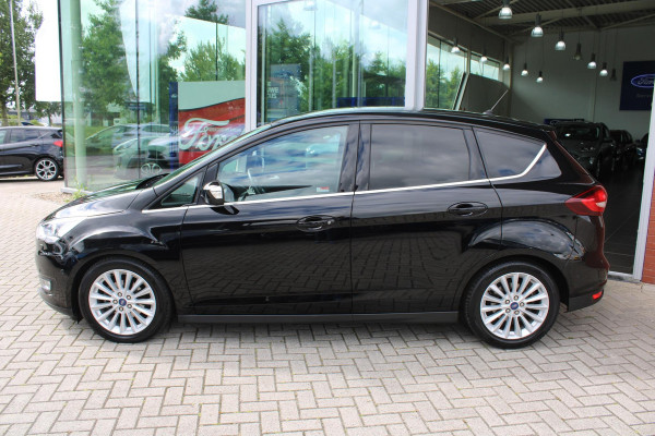 Ford C-MAX 1.0 EcoBoost 125 PK Titanium | Trekhaak | Winterpack | All Season banden | Camera | PDC V+A | Privacy Glass | Navigatie | 17 INCH Lichtmetalen Velgen | Xenon | Dealeronderhouden