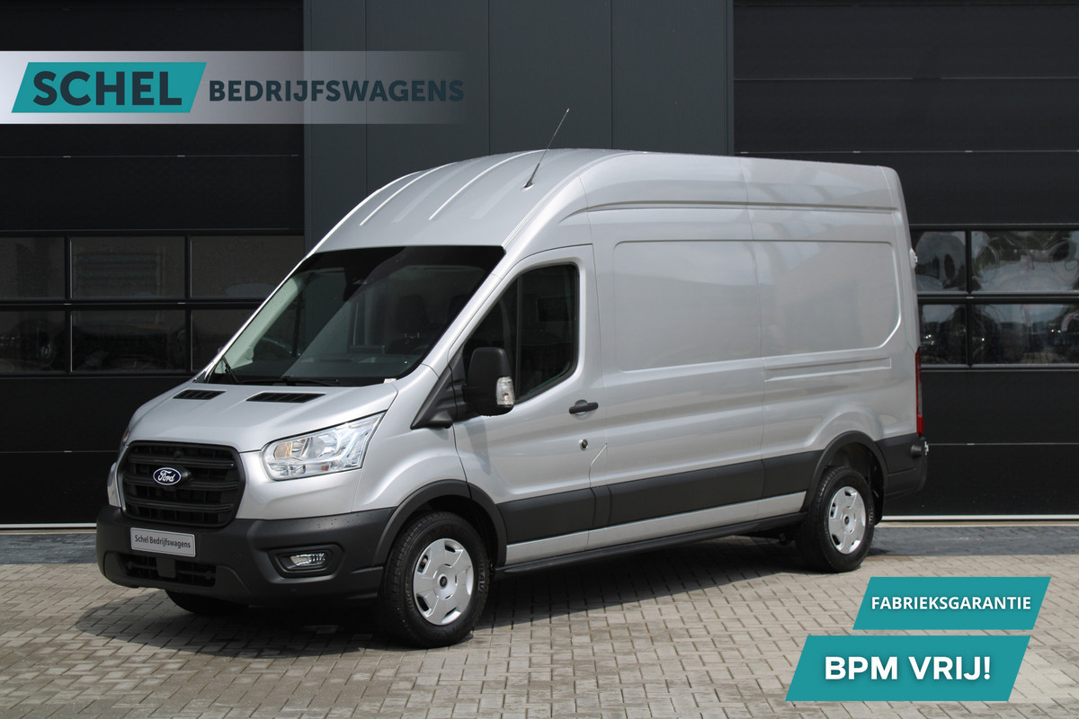 Ford Transit 350 2.0 TDCI L3H3 Trend 165pk - Facelift - Adaptive Cruise - Navigatie - Blind Spot - 360 Camera - Stoel - Stuurverwarming - Rij Ford Transit 350 2.0 TDCI L3H3 Trend 165pk - Facelift - Adaptive Cruise - Navigatie - Blind Spot - 360 Camera - Stoel - Stuurverwarming - Rij