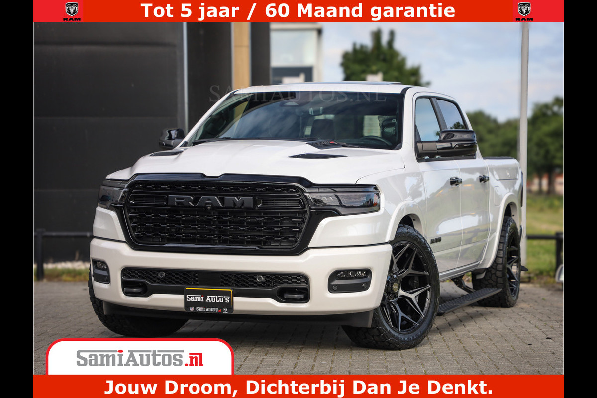 Dodge Ram 1500 1500 Limited Night High Output 540HP 706Nm | Massage + Full Option | De Meest Luxe en Volle Pick-Up in zijn Klasse | Comfortabele Dubbele Cabine met Royale 5 Zitplaatsen | BPM vrij | Nu Leverbaar uit Voorraad | Voorraad Nr 2336 - 7700 Dodge Ram 1500 1500 Limited Night High Output 540HP 706Nm | Massage + Full Option | De Meest Luxe en Volle Pick-Up in zijn Klasse | Comfortabele Dubbele Cabine met Royale 5 Zitplaatsen | BPM vrij | Nu Leverbaar uit Voorraad | Voorraad Nr 2336 - 7700