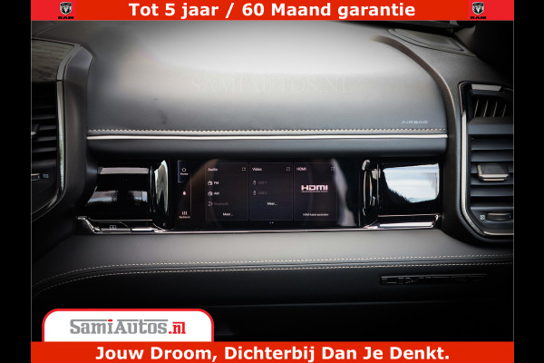 Dodge Ram 1500 1500 Limited Night High Output 540HP 706Nm | Massage + Full Option | De Meest Luxe en Volle Pick-Up in zijn Klasse | Comfortabele Dubbele Cabine met Royale 5 Zitplaatsen | BPM vrij | Nu Leverbaar uit Voorraad | Voorraad Nr 2336 - 7700