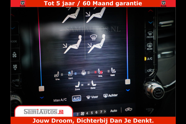 Dodge Ram 1500 1500 Limited Night High Output 540HP 706Nm | Massage + Full Option | De Meest Luxe en Volle Pick-Up in zijn Klasse | Comfortabele Dubbele Cabine met Royale 5 Zitplaatsen | BPM vrij | Nu Leverbaar uit Voorraad | Voorraad Nr 2336 - 7700