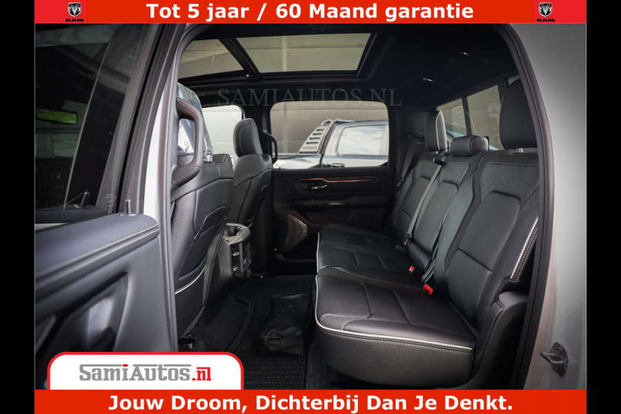 Dodge Ram 1500 1500 Limited Night High Output 540HP 706Nm | Massage + Full Option | De Meest Luxe en Volle Pick-Up in zijn Klasse | Comfortabele Dubbele Cabine met Royale 5 Zitplaatsen | BPM vrij | Nu Leverbaar uit Voorraad | Voorraad Nr 2336 - 7700