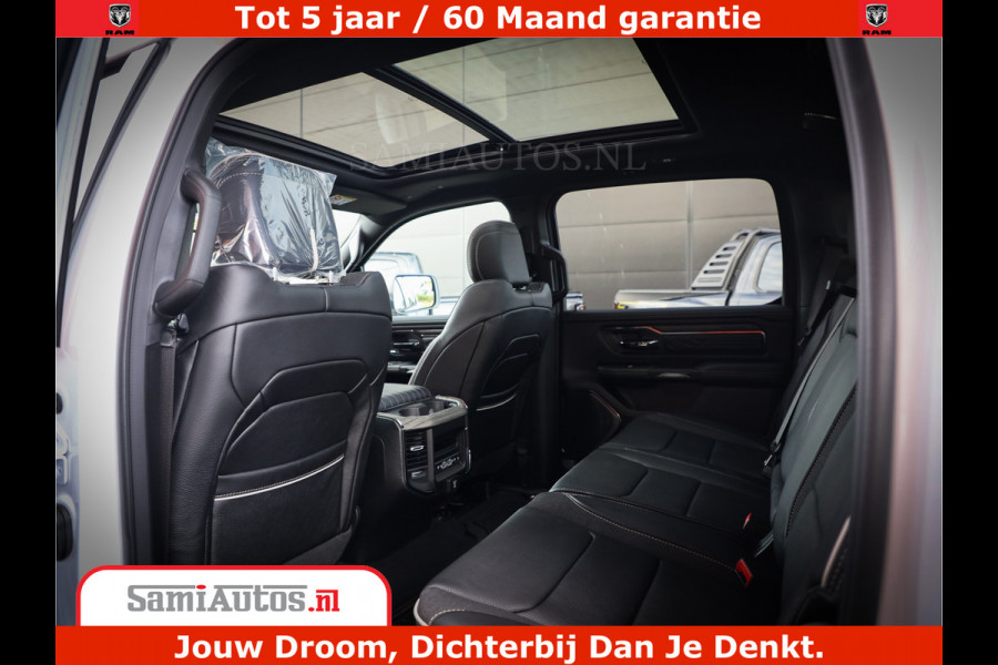 Dodge Ram 1500 1500 Limited Night High Output 540HP 706Nm | Massage + Full Option | De Meest Luxe en Volle Pick-Up in zijn Klasse | Comfortabele Dubbele Cabine met Royale 5 Zitplaatsen | BPM vrij | Nu Leverbaar uit Voorraad | Voorraad Nr 2336 - 7700