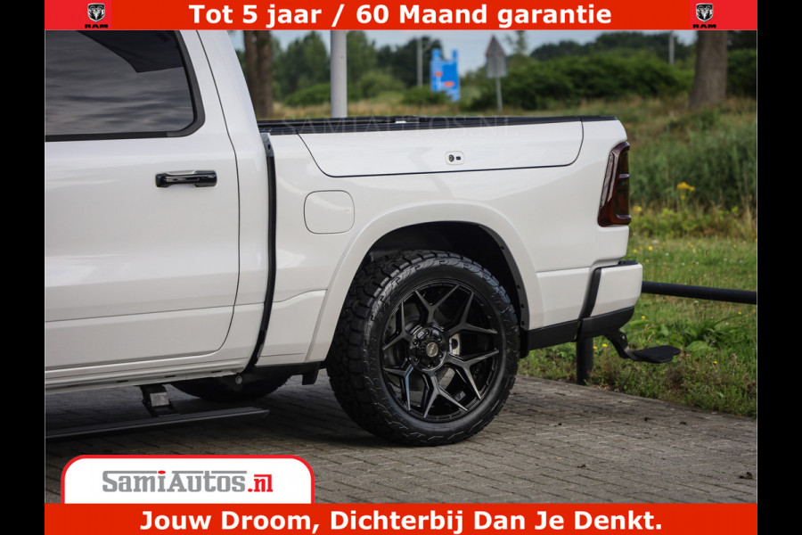 Dodge Ram 1500 1500 Limited Night High Output 540HP 706Nm | Massage + Full Option | De Meest Luxe en Volle Pick-Up in zijn Klasse | Comfortabele Dubbele Cabine met Royale 5 Zitplaatsen | BPM vrij | Nu Leverbaar uit Voorraad | Voorraad Nr 2336 - 7700