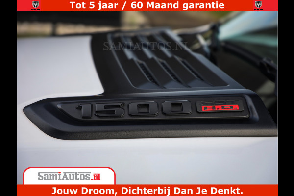 Dodge Ram 1500 1500 Limited Night High Output 540HP 706Nm | Massage + Full Option | De Meest Luxe en Volle Pick-Up in zijn Klasse | Comfortabele Dubbele Cabine met Royale 5 Zitplaatsen | BPM vrij | Nu Leverbaar uit Voorraad | Voorraad Nr 2336 - 7700