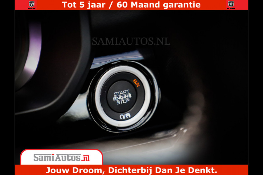 Dodge Ram 1500 1500 Limited Night High Output 540HP 706Nm | Massage + Full Option | De Meest Luxe en Volle Pick-Up in zijn Klasse | Comfortabele Dubbele Cabine met Royale 5 Zitplaatsen | BPM vrij | Nu Leverbaar uit Voorraad | Voorraad Nr 2336 - 7700