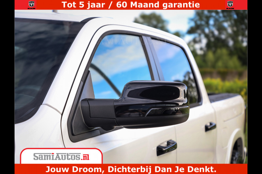 Dodge Ram 1500 1500 Limited Night High Output 540HP 706Nm | Massage + Full Option | De Meest Luxe en Volle Pick-Up in zijn Klasse | Comfortabele Dubbele Cabine met Royale 5 Zitplaatsen | BPM vrij | Nu Leverbaar uit Voorraad | Voorraad Nr 2336 - 7700