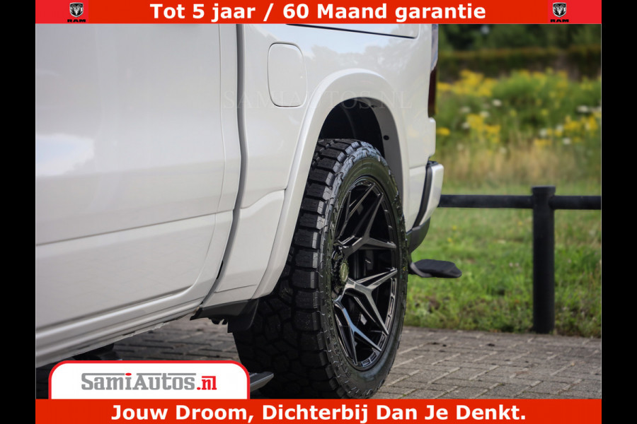 Dodge Ram 1500 1500 Limited Night High Output 540HP 706Nm | Massage + Full Option | De Meest Luxe en Volle Pick-Up in zijn Klasse | Comfortabele Dubbele Cabine met Royale 5 Zitplaatsen | BPM vrij | Nu Leverbaar uit Voorraad | Voorraad Nr 2336 - 7700