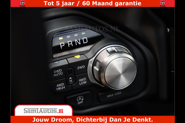Dodge Ram 1500 1500 Limited Night High Output 540HP 706Nm | Massage + Full Option | De Meest Luxe en Volle Pick-Up in zijn Klasse | Comfortabele Dubbele Cabine met Royale 5 Zitplaatsen | BPM vrij | Nu Leverbaar uit Voorraad | Voorraad Nr 2336 - 7700