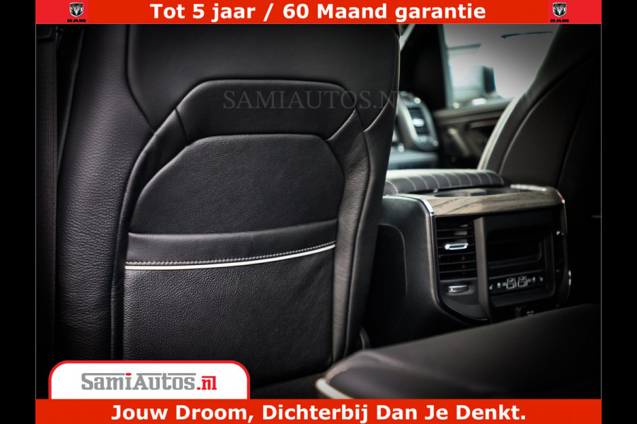 Dodge Ram 1500 1500 Limited Night High Output 540HP 706Nm | Massage + Full Option | De Meest Luxe en Volle Pick-Up in zijn Klasse | Comfortabele Dubbele Cabine met Royale 5 Zitplaatsen | BPM vrij | Nu Leverbaar uit Voorraad | Voorraad Nr 2336 - 7700