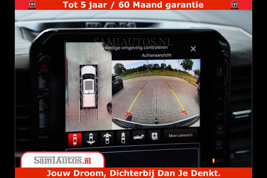 Dodge Ram 1500 1500 Limited Night High Output 540HP 706Nm | Massage + Full Option | De Meest Luxe en Volle Pick-Up in zijn Klasse | Comfortabele Dubbele Cabine met Royale 5 Zitplaatsen | BPM vrij | Nu Leverbaar uit Voorraad | Voorraad Nr 2336 - 7700
