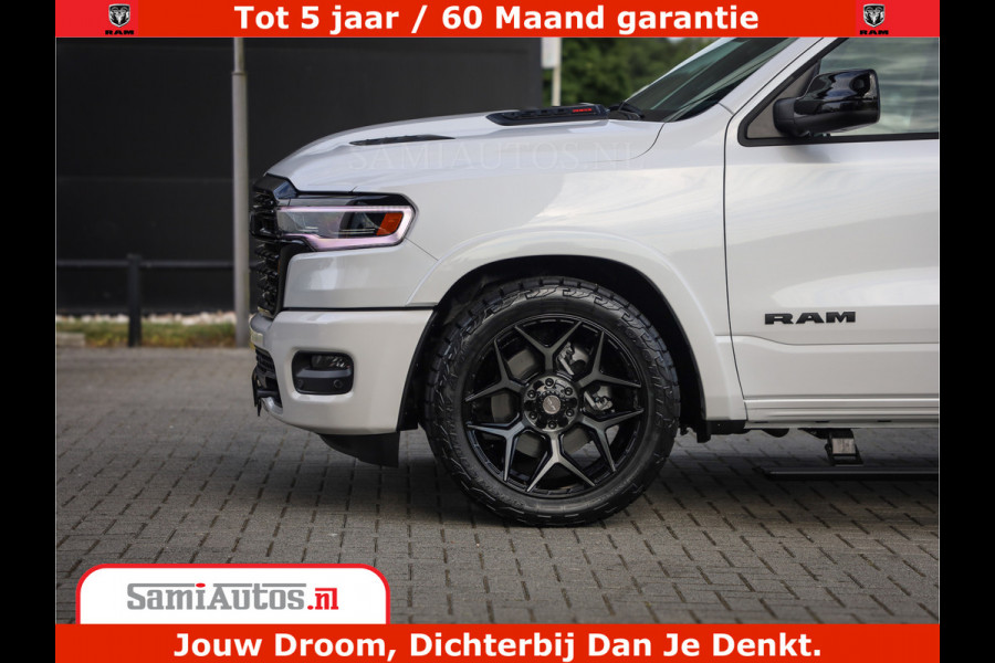 Dodge Ram 1500 1500 Limited Night High Output 540HP 706Nm | Massage + Full Option | De Meest Luxe en Volle Pick-Up in zijn Klasse | Comfortabele Dubbele Cabine met Royale 5 Zitplaatsen | BPM vrij | Nu Leverbaar uit Voorraad | Voorraad Nr 2336 - 7700