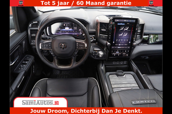 Dodge Ram 1500 1500 Limited Night High Output 540HP 706Nm | Massage + Full Option | De Meest Luxe en Volle Pick-Up in zijn Klasse | Comfortabele Dubbele Cabine met Royale 5 Zitplaatsen | BPM vrij | Nu Leverbaar uit Voorraad | Voorraad Nr 2336 - 7700