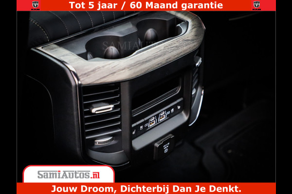 Dodge Ram 1500 1500 Limited Night High Output 540HP 706Nm | Massage + Full Option | De Meest Luxe en Volle Pick-Up in zijn Klasse | Comfortabele Dubbele Cabine met Royale 5 Zitplaatsen | BPM vrij | Nu Leverbaar uit Voorraad | Voorraad Nr 2336 - 7700