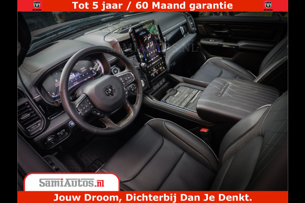 Dodge Ram 1500 1500 Limited Night High Output 540HP 706Nm | Massage + Full Option | De Meest Luxe en Volle Pick-Up in zijn Klasse | Comfortabele Dubbele Cabine met Royale 5 Zitplaatsen | BPM vrij | Nu Leverbaar uit Voorraad | Voorraad Nr 2336 - 7700