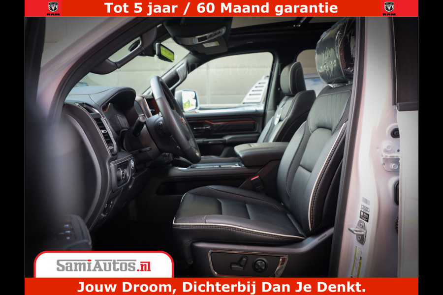 Dodge Ram 1500 1500 Limited Night High Output 540HP 706Nm | Massage + Full Option | De Meest Luxe en Volle Pick-Up in zijn Klasse | Comfortabele Dubbele Cabine met Royale 5 Zitplaatsen | BPM vrij | Nu Leverbaar uit Voorraad | Voorraad Nr 2336 - 7700