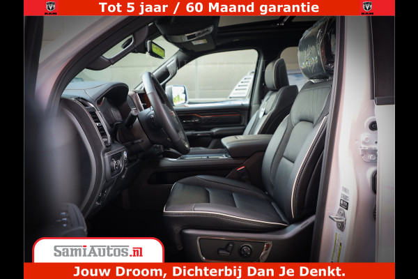 Dodge Ram 1500 1500 Limited Night High Output 540HP 706Nm | Massage + Full Option | De Meest Luxe en Volle Pick-Up in zijn Klasse | Comfortabele Dubbele Cabine met Royale 5 Zitplaatsen | BPM vrij | Nu Leverbaar uit Voorraad | Voorraad Nr 2336 - 7700