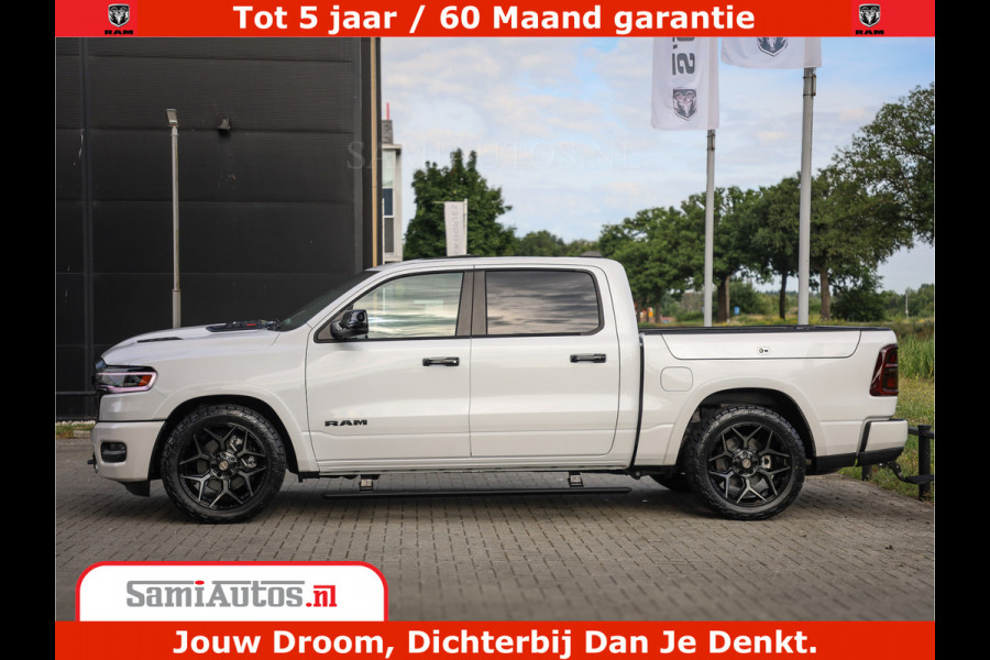 Dodge Ram 1500 1500 Limited Night High Output 540HP 706Nm | Massage + Full Option | De Meest Luxe en Volle Pick-Up in zijn Klasse | Comfortabele Dubbele Cabine met Royale 5 Zitplaatsen | BPM vrij | Nu Leverbaar uit Voorraad | Voorraad Nr 2336 - 7700