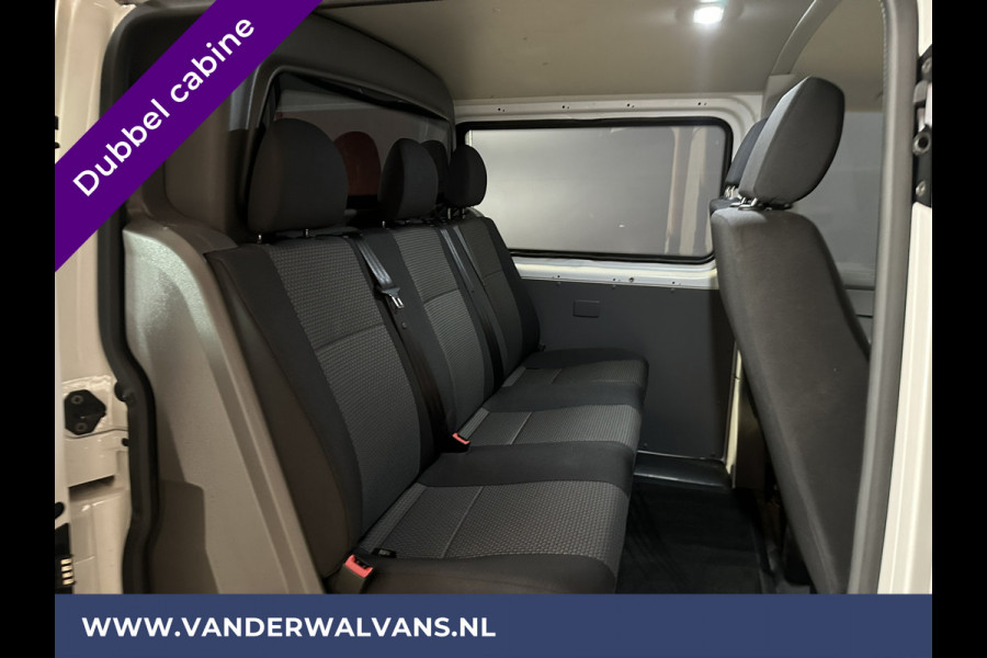 Volkswagen Transporter 2.0 TDI L2H1 Dubbele Cabine Euro6 Airco | 5-Zits | Navigatie | Trekhaak | Apple Carplay Android Auto, Cruisecontrol, Parkeersensoren