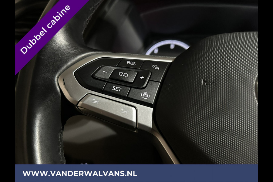 Volkswagen Transporter 2.0 TDI L2H1 Dubbele Cabine Euro6 Airco | 5-Zits | Navigatie | Trekhaak | Apple Carplay Android Auto, Cruisecontrol, Parkeersensoren
