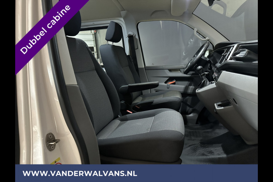 Volkswagen Transporter 2.0 TDI L2H1 Dubbele Cabine Euro6 Airco | 5-Zits | Navigatie | Trekhaak | Apple Carplay Android Auto, Cruisecontrol, Parkeersensoren