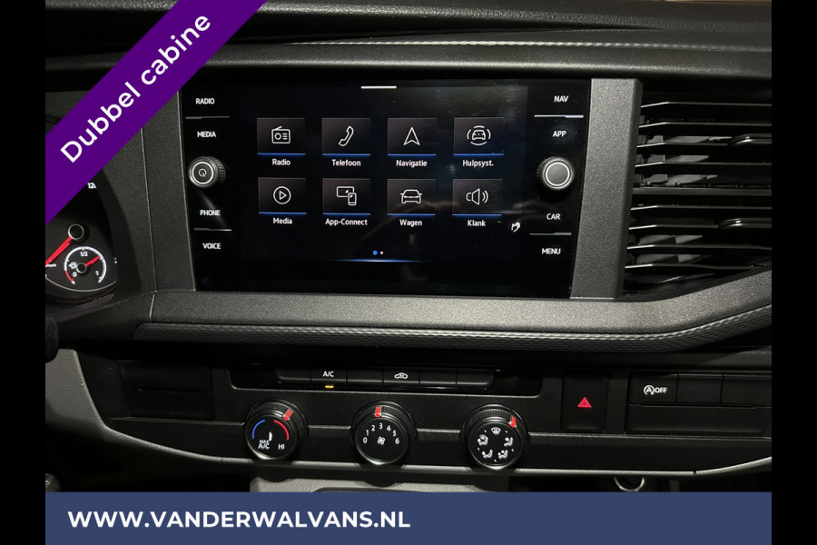 Volkswagen Transporter 2.0 TDI L2H1 Dubbele Cabine Euro6 Airco | 5-Zits | Navigatie | Trekhaak | Apple Carplay Android Auto, Cruisecontrol, Parkeersensoren