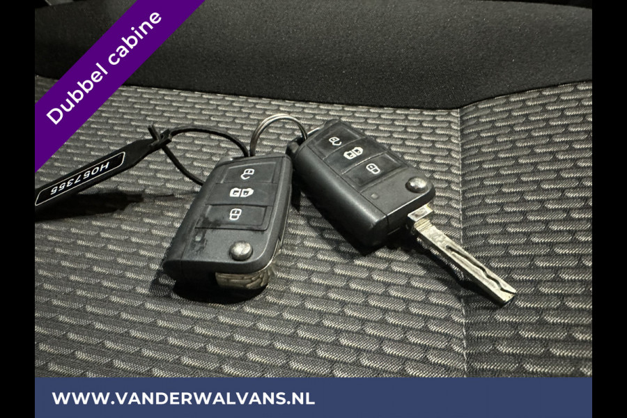 Volkswagen Transporter 2.0 TDI L2H1 Dubbele Cabine Euro6 Airco | 5-Zits | Navigatie | Trekhaak | Apple Carplay Android Auto, Cruisecontrol, Parkeersensoren