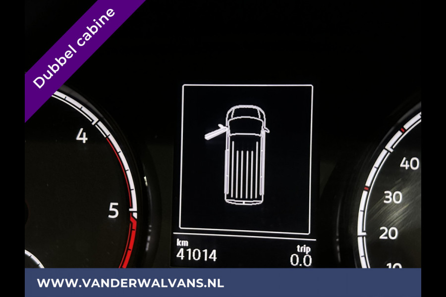 Volkswagen Transporter 2.0 TDI L2H1 Dubbele Cabine Euro6 Airco | 5-Zits | Navigatie | Trekhaak | Apple Carplay Android Auto, Cruisecontrol, Parkeersensoren