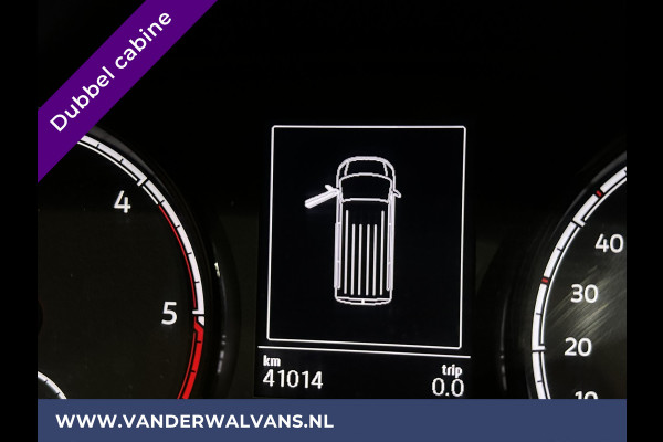 Volkswagen Transporter 2.0 TDI L2H1 Dubbele Cabine Euro6 Airco | 5-Zits | Navigatie | Trekhaak | Apple Carplay Android Auto, Cruisecontrol, Parkeersensoren