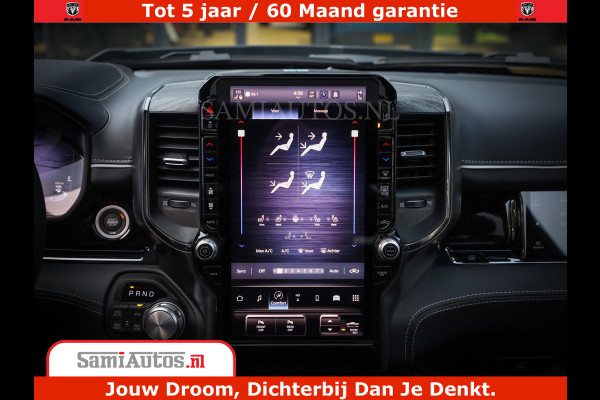 Dodge Ram 1500 Limited Night High Output 540HP 706Nm | Massage + Full Option | De Meest Luxe en Volle Pick-Up in zijn Klasse | Comfortabele Dubbele Cabine met Royale 5 Zitplaatsen | BPM vrij | Nu Leverbaar uit Voorraad | Voorraad Nr 2326 - 5169
