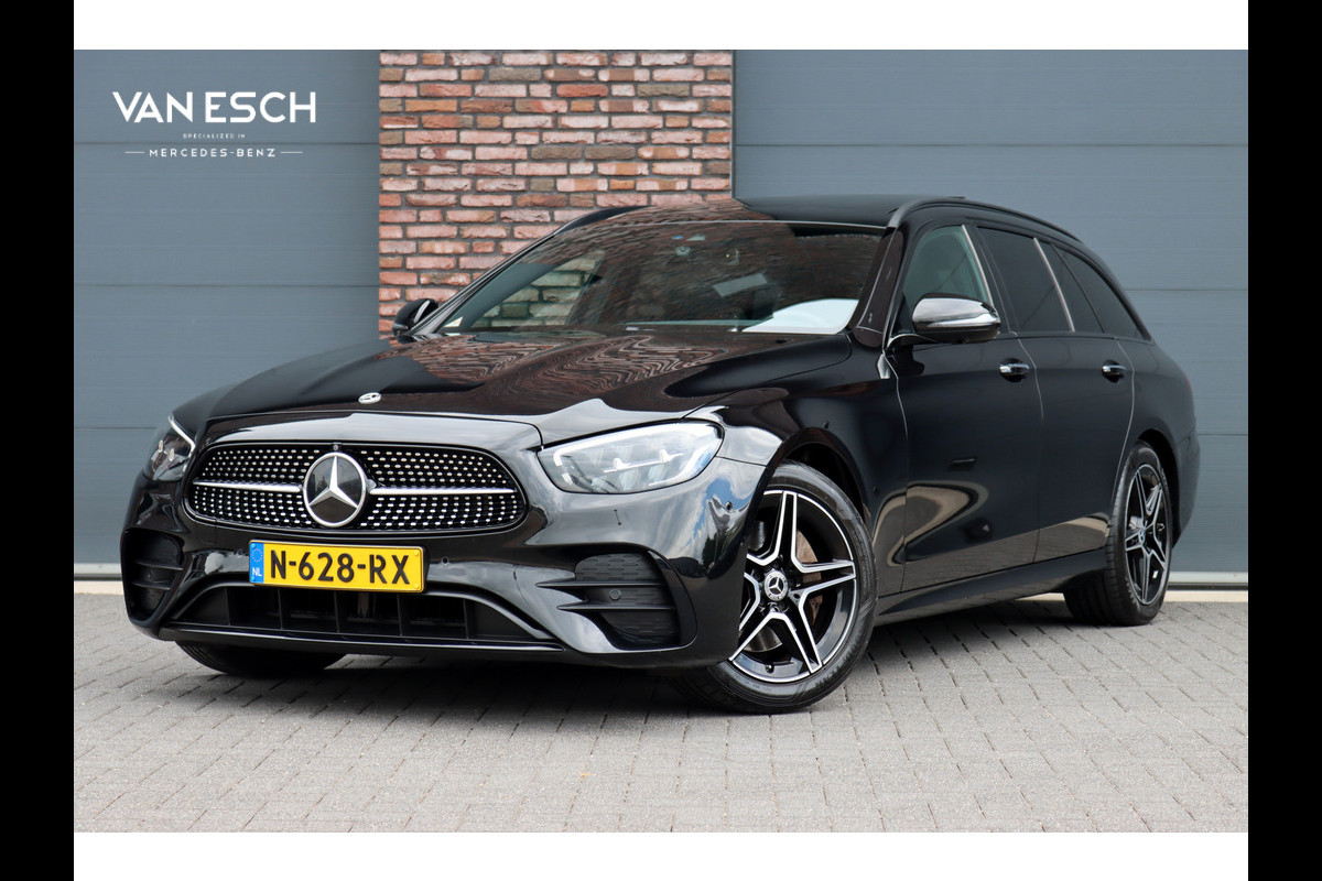 Mercedes-Benz E-Klasse Estate 200 AMG Line Premium+ Aut9 | Panoramadak | Burmester | Memory | Trekhaak | Leder | Surround Camera | Keyless Go | Nightpakket |