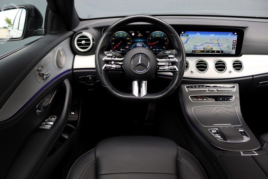 Mercedes-Benz E-Klasse Estate 200 AMG Line Premium+ Aut9 | Panoramadak | Burmester | Memory | Trekhaak | Leder | Surround Camera | Keyless Go | Nightpakket |