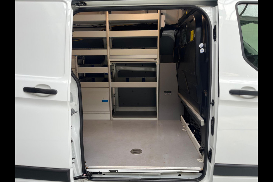 Ford Transit Custom SERVICEWAGEN LANG/ HOOG 320 2.0 TDCI EURO6 L2H2 3Persoons TREND SORTIMO INRICHTING V230 OMVORMER RIJKLAARPRIJS