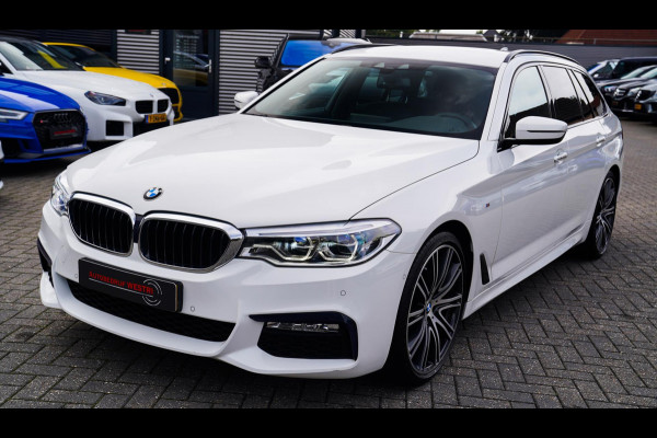 BMW 5 Serie Touring 520i High Executive | M-Pakket | Memory | Bots waarschuwingen