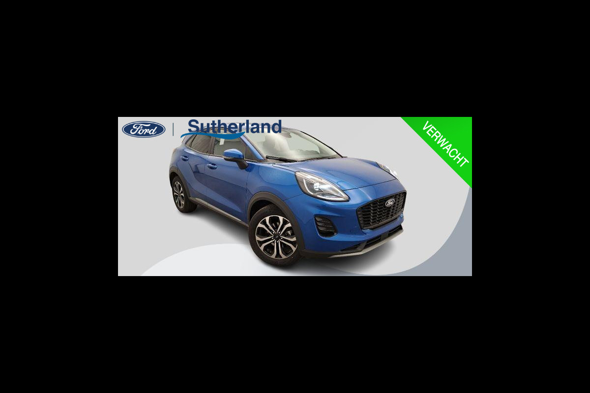 Ford Puma 1.0 EcoBoost Hybrid Titanium 125pk | Winterpack | SYNC 4 Navigatie | LED Koplampen | Achteruitrijcamera Ford Puma 1.0 EcoBoost Hybrid Titanium 125pk | Winterpack | SYNC 4 Navigatie | LED Koplampen | Achteruitrijcamera