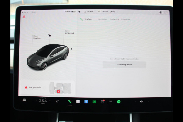 Tesla Model 3 Standard RWD Plus 60 kWh | Leder | Panorama dak | Parkeer sensoren VA + Camera | Cruise Control Adaptive | Lichtmetalen velgen