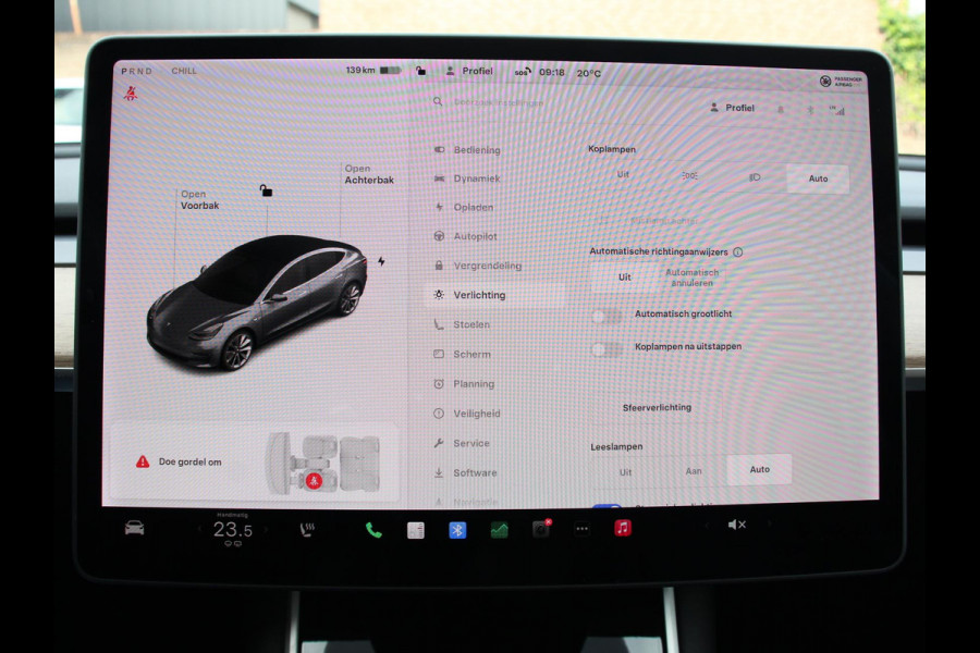 Tesla Model 3 Standard RWD Plus 60 kWh | Leder | Panorama dak | Parkeer sensoren VA + Camera | Cruise Control Adaptive | Lichtmetalen velgen