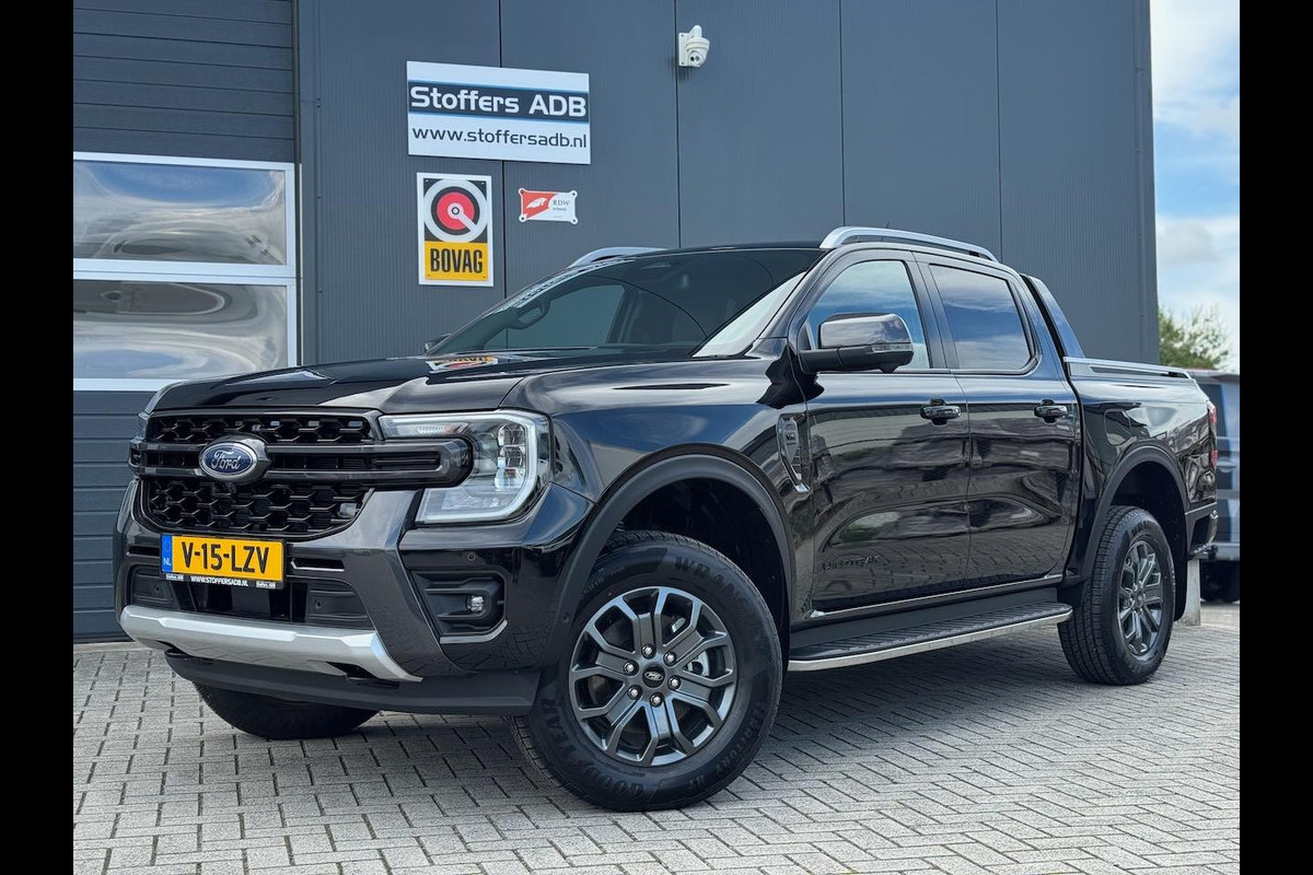 Ford Ranger 3.0 V6 241pk Wildtrak Double Cab | BPM VRIJ | 2-zits | Trekhaak 3500KG | 360 camera | B&O audio | Elekt. Rollo | Navi Ford Ranger 3.0 V6 241pk Wildtrak Double Cab | BPM VRIJ | 2-zits | Trekhaak 3500KG | 360 camera | B&O audio | Elekt. Rollo | Navi
