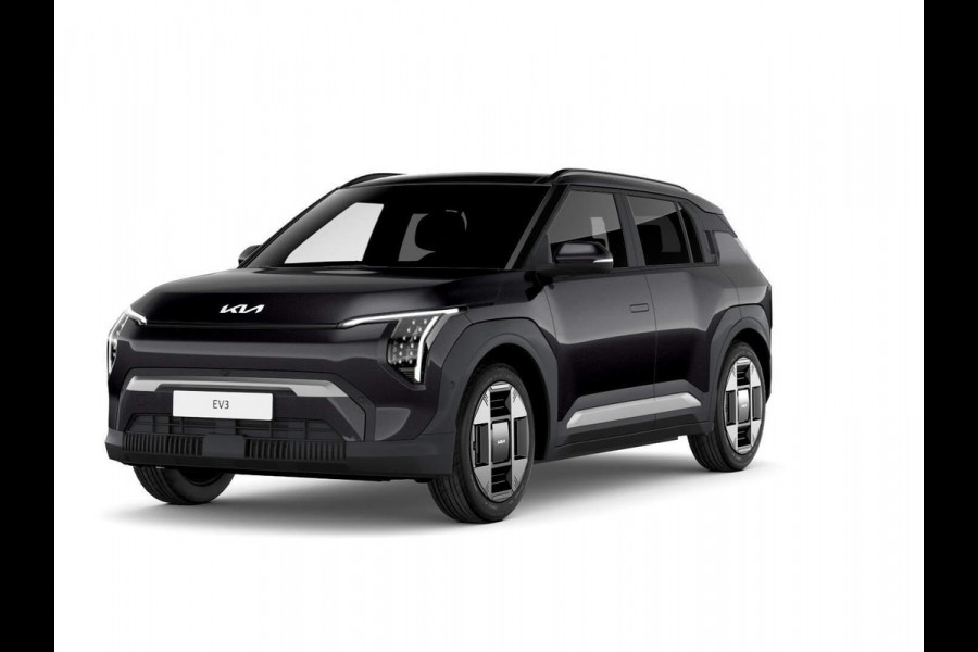 Kia EV3 Plus Advanced 81.4 kWh | Navi | 19" | Adapt. Cruise | Clima | Schuif/Kanteldak | Stoel&Stuurverw. | Priv Glass | BSM | Harman Kardon | Private Lease € 616,- Actie !
